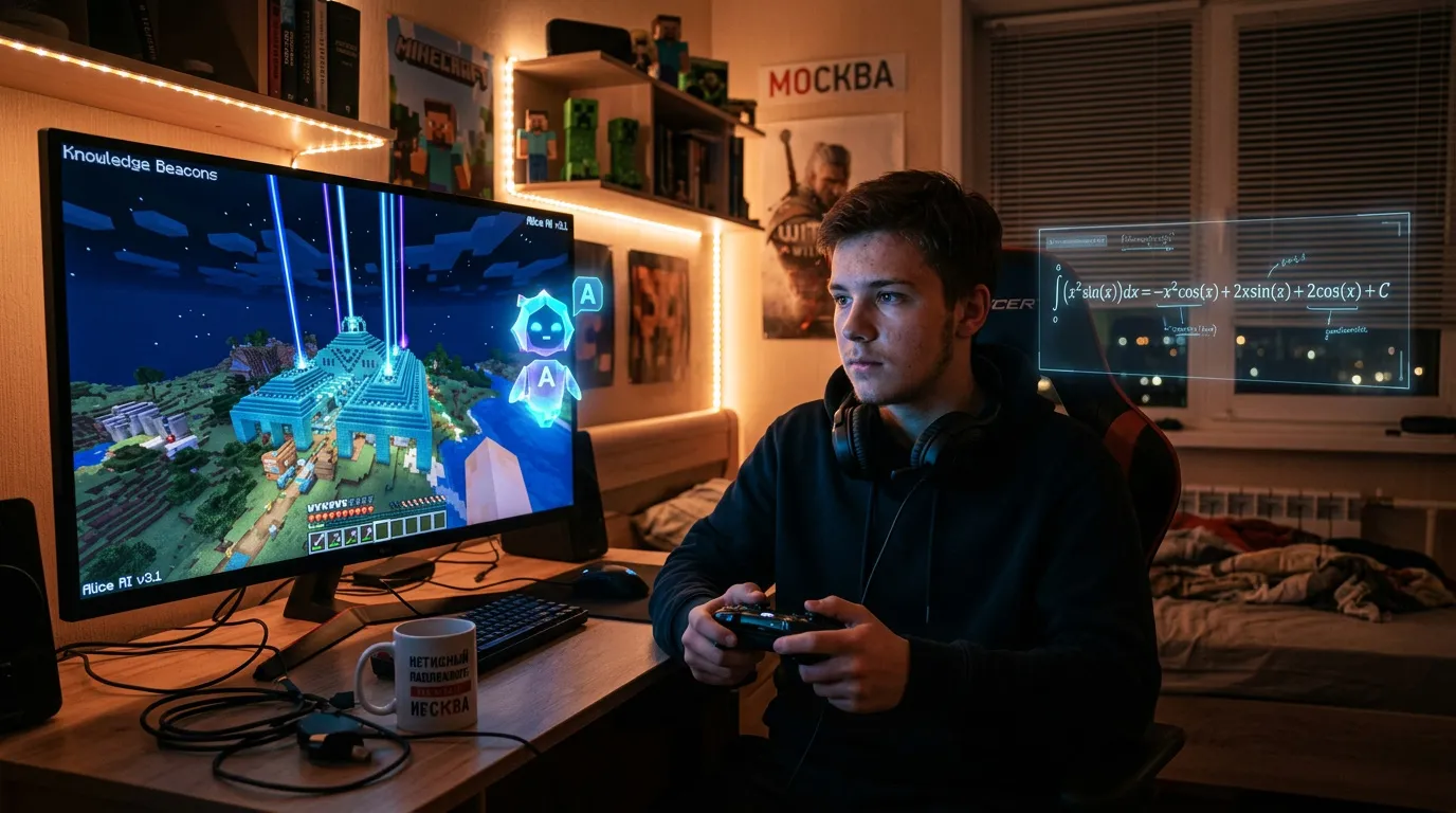 Photo - С нейрокиркой за гранитом науки: «Яндекс» и Minecraft превращают ЕГЭ в игру