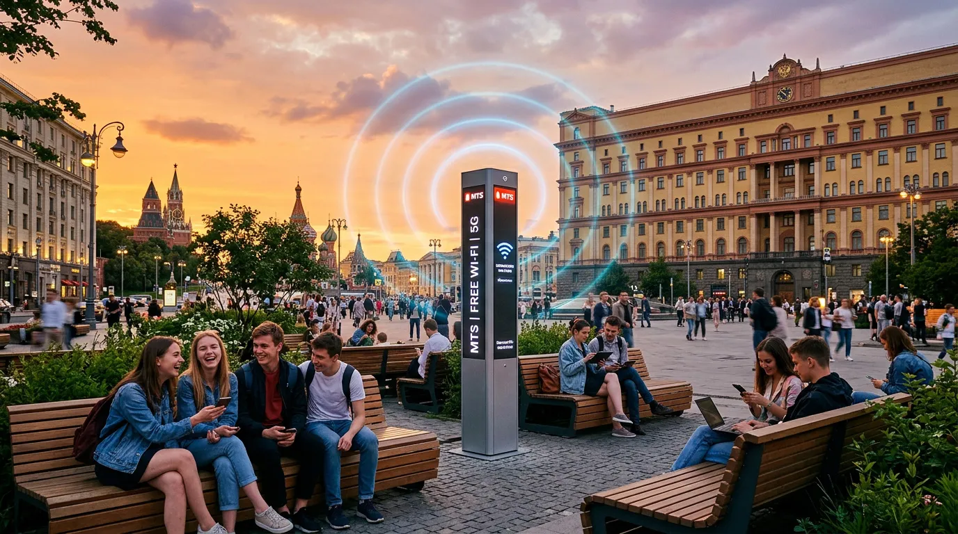 Photo - МТС запустит 600 точек доступа Wi-Fi в центре Москвы