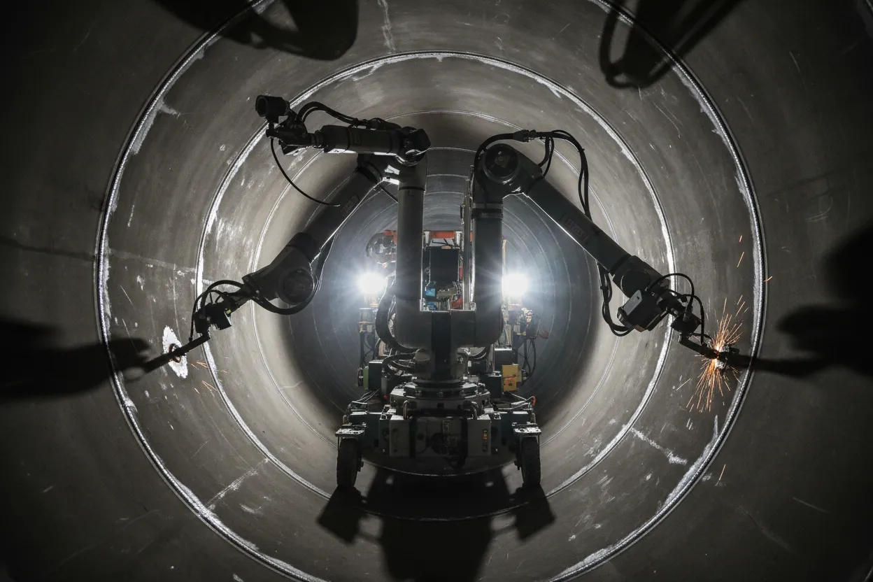 Петербургские разработчики создали робота для ремонта трубопроводов