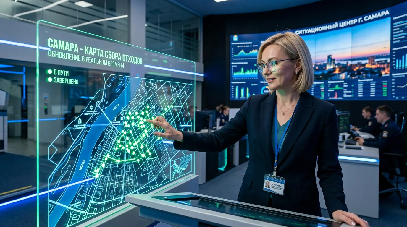 Photo - Digital Shield: Samara Introduces QR-Based Oversight for Waste Collection Sites