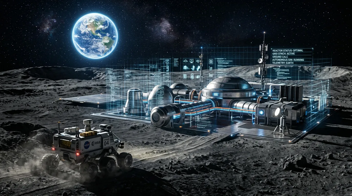 Photo - Digital Twins to Pave the Way for the First Lunar Nuclear Power Plant