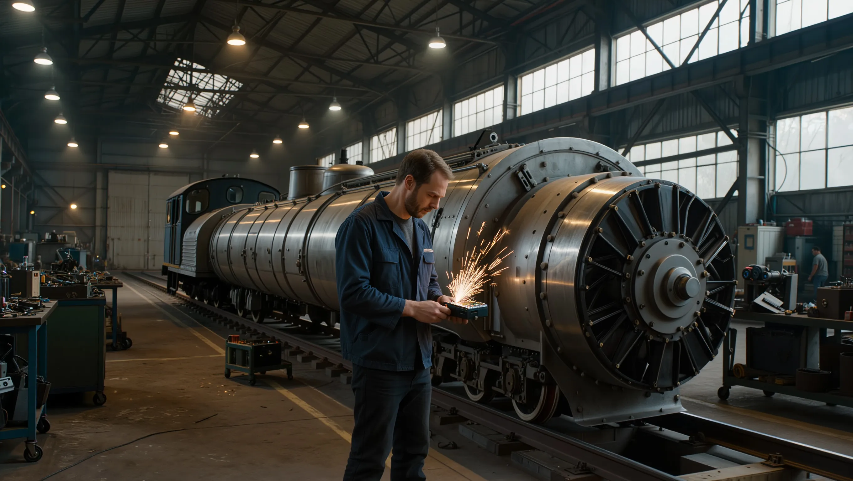 Photo - Astrakhan Rail Engineers Speed Up Locomotive Repairs With Homegrown Diagnostic Tool