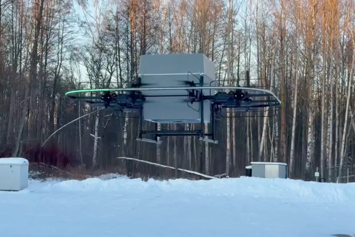 In Saint Petersburg, the Kolibri Cargo Delivery Drone Has Been Tested