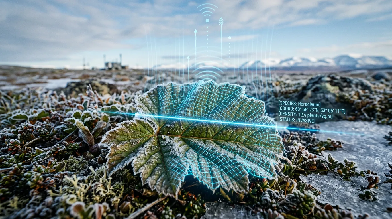 Photo - Мурманские ученые борются с инвазивными растениями с помощью смартфона