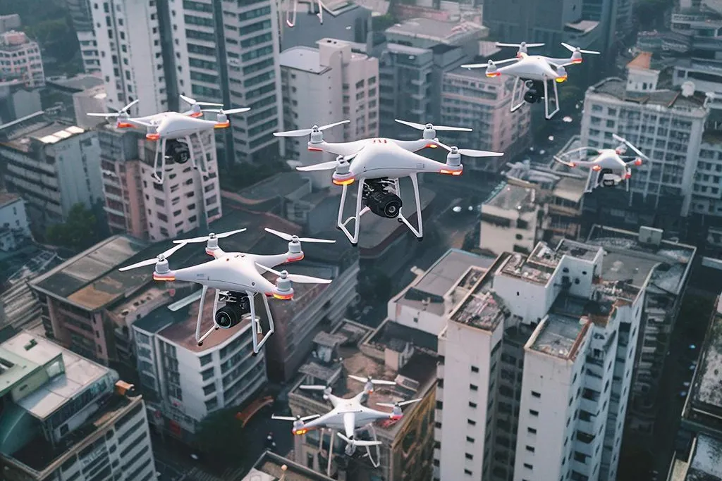 St. Petersburg Scientists Develop System to Control Drone Swarms in Dense Urban Areas