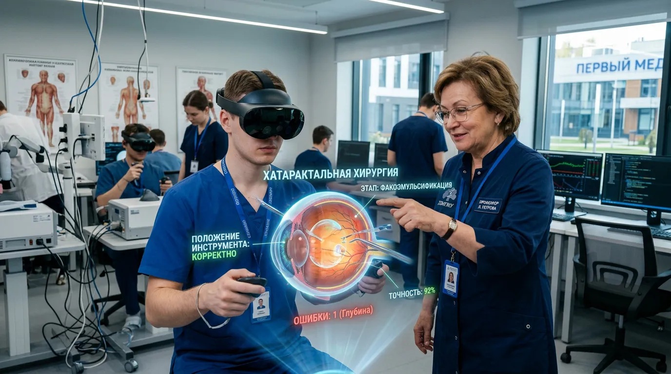 Photo - A Hand Feels, AI Corrects: Russian Students Create a Training Simulator for Ophthalmic Surgeons