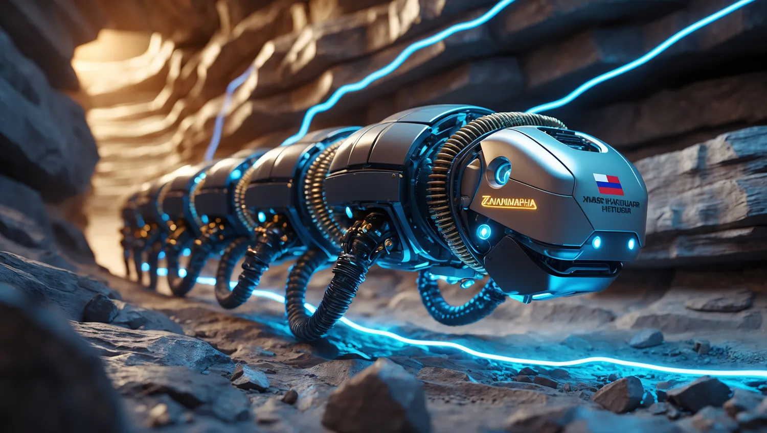 Photo - Worm Robot Digs Into the Future of Russian Mineral Exploration