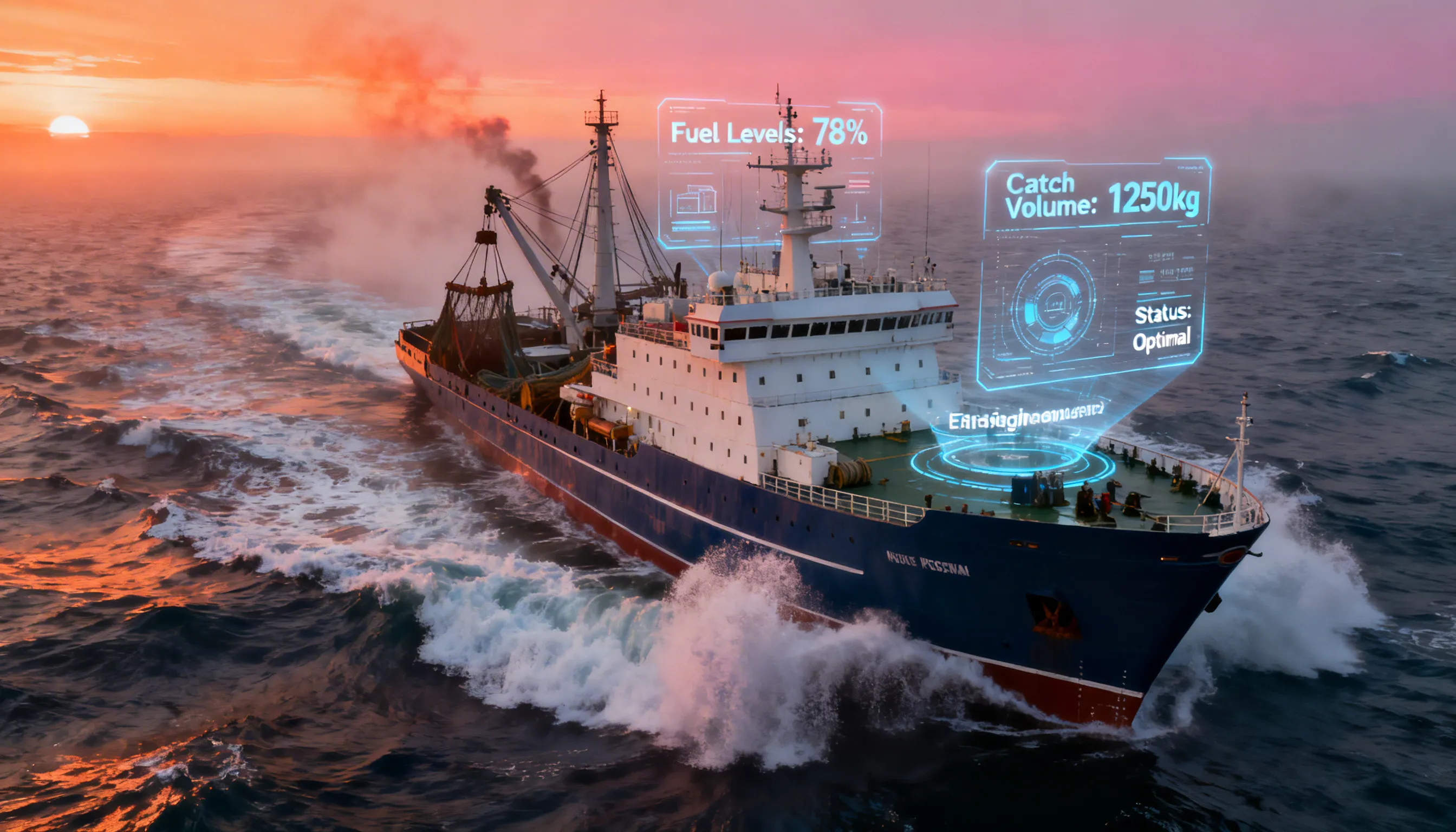 Photo - Рыболовные суда идут в цифровой регистр