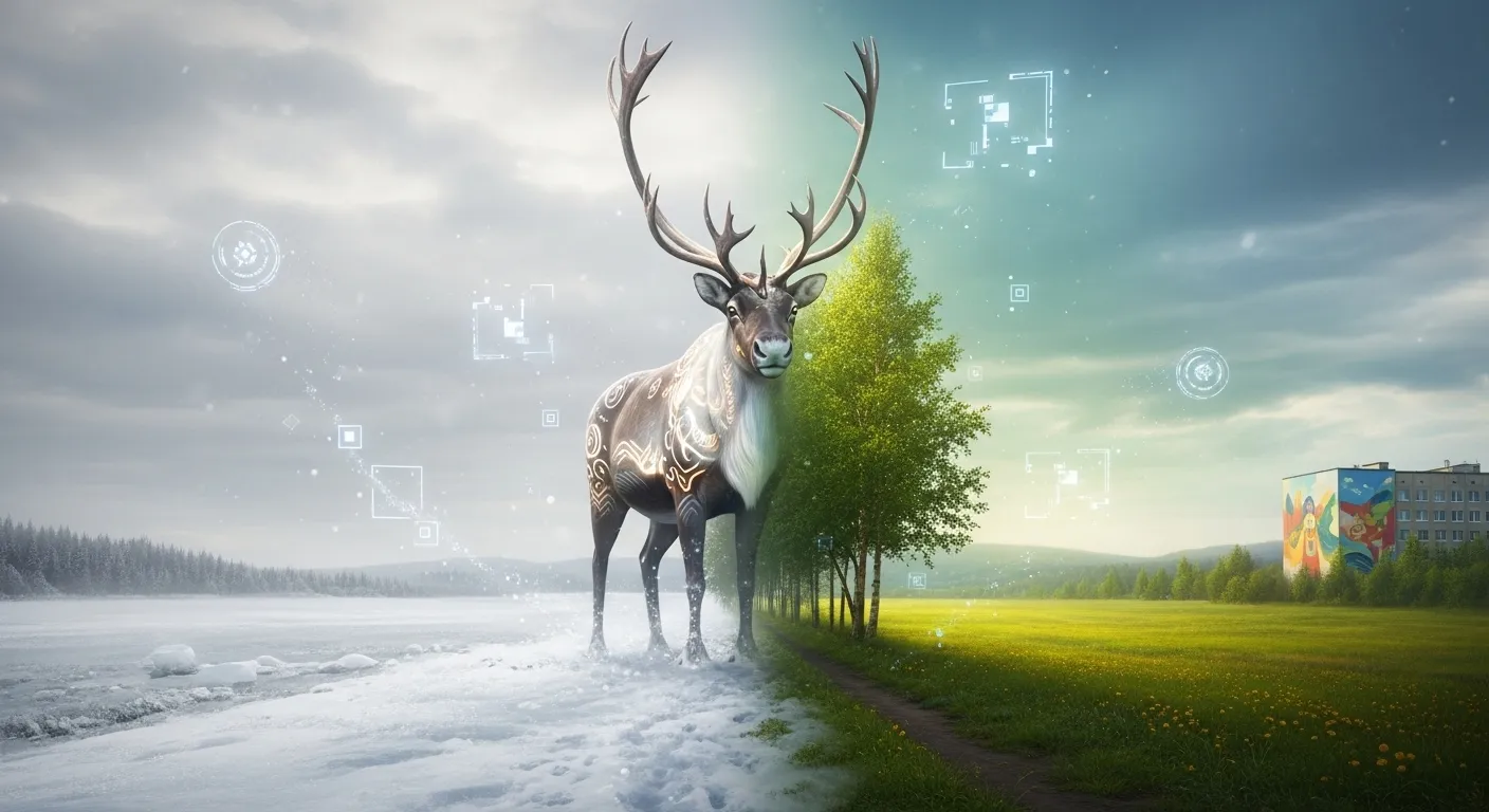 Artificial Intelligence Brings Life to the Arctic: A Digital Reindeer Walks Into Summer
