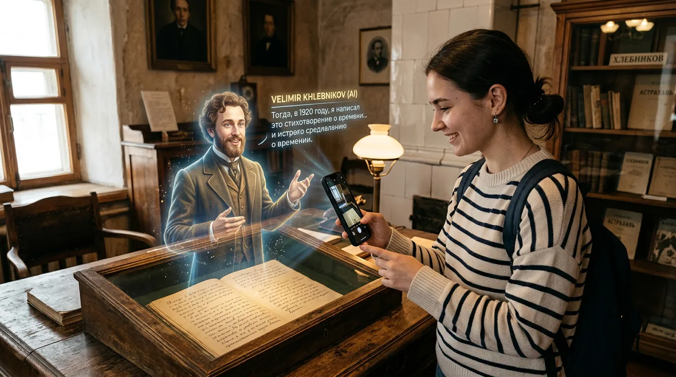 Photo - Khlebnikov-AI Quest Lets Visitors Talk to the Famous Poet’s Contemporaries