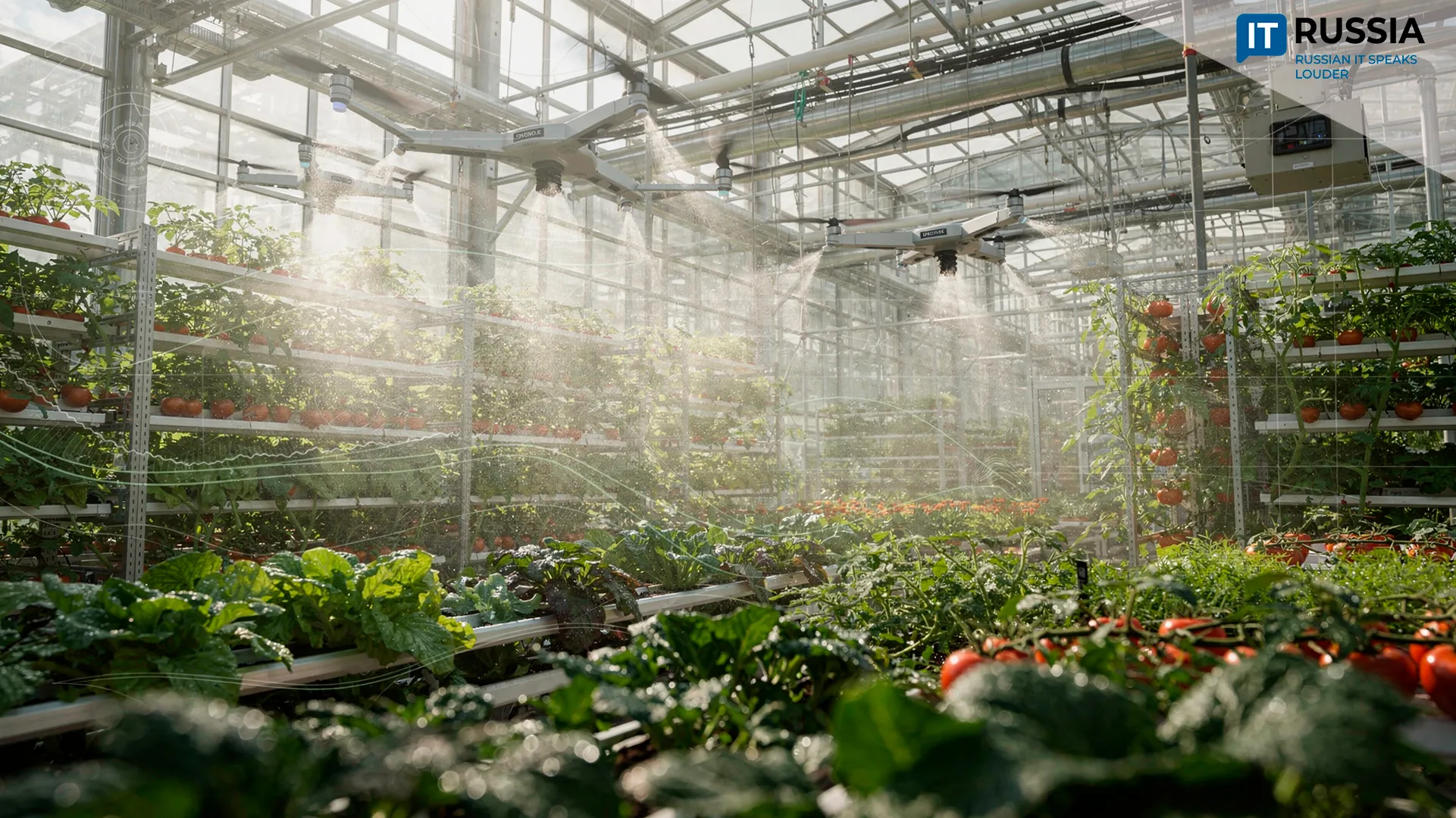 Flying Sprayers Help Greenhouses Beat the Heat