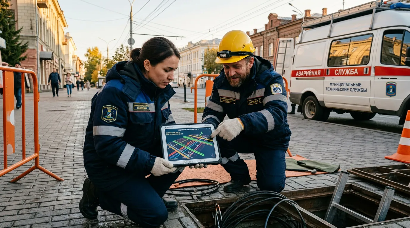 Photo - Робот-диагност на страже теплосетей:цифровые технологии меняют ЖКХ Иркутска