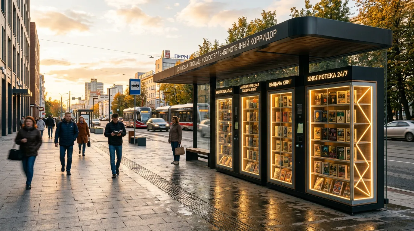 Photo - Library Books, On Demand: Russia Brings Self-Service RFID Lockers to City Streets