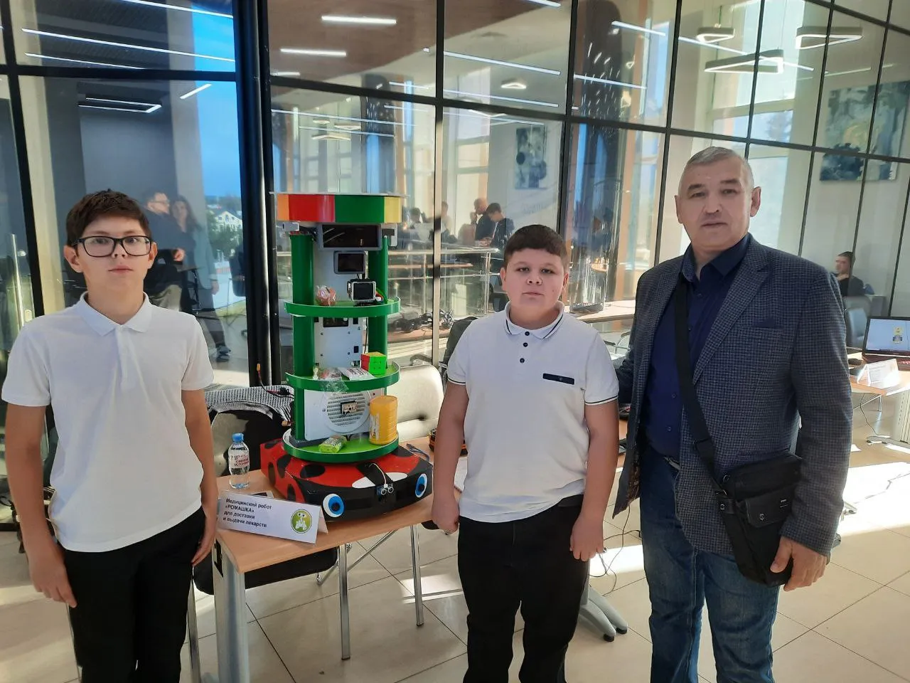 Russian Village Kids Build a Robot Nurse Assistant