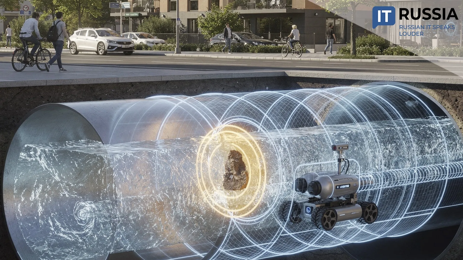 Robot Diagnostician Inspects District Heating Pipes Without Excavation