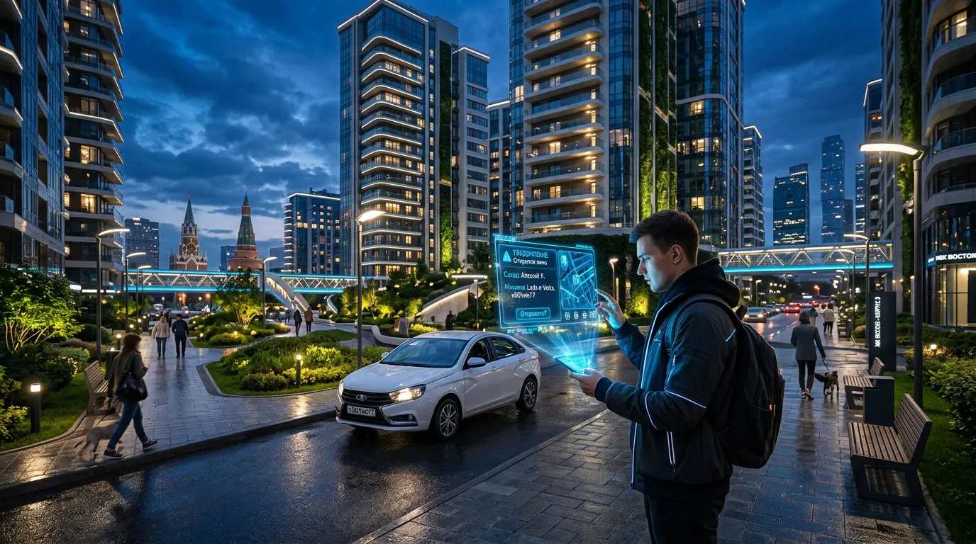 Photo - Electronic Dom Enables Residents to Request That Drivers Move Cars From Courtyards