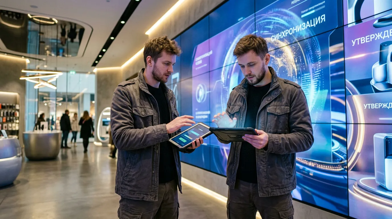 Photo - Russian Companies Team Up on a Digital Screen Content Management System