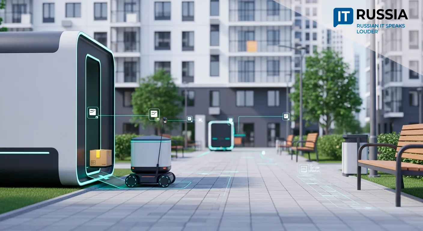 Right to Your Door: Russia Ramps Up Hyperlocal Delivery With Robots and AI