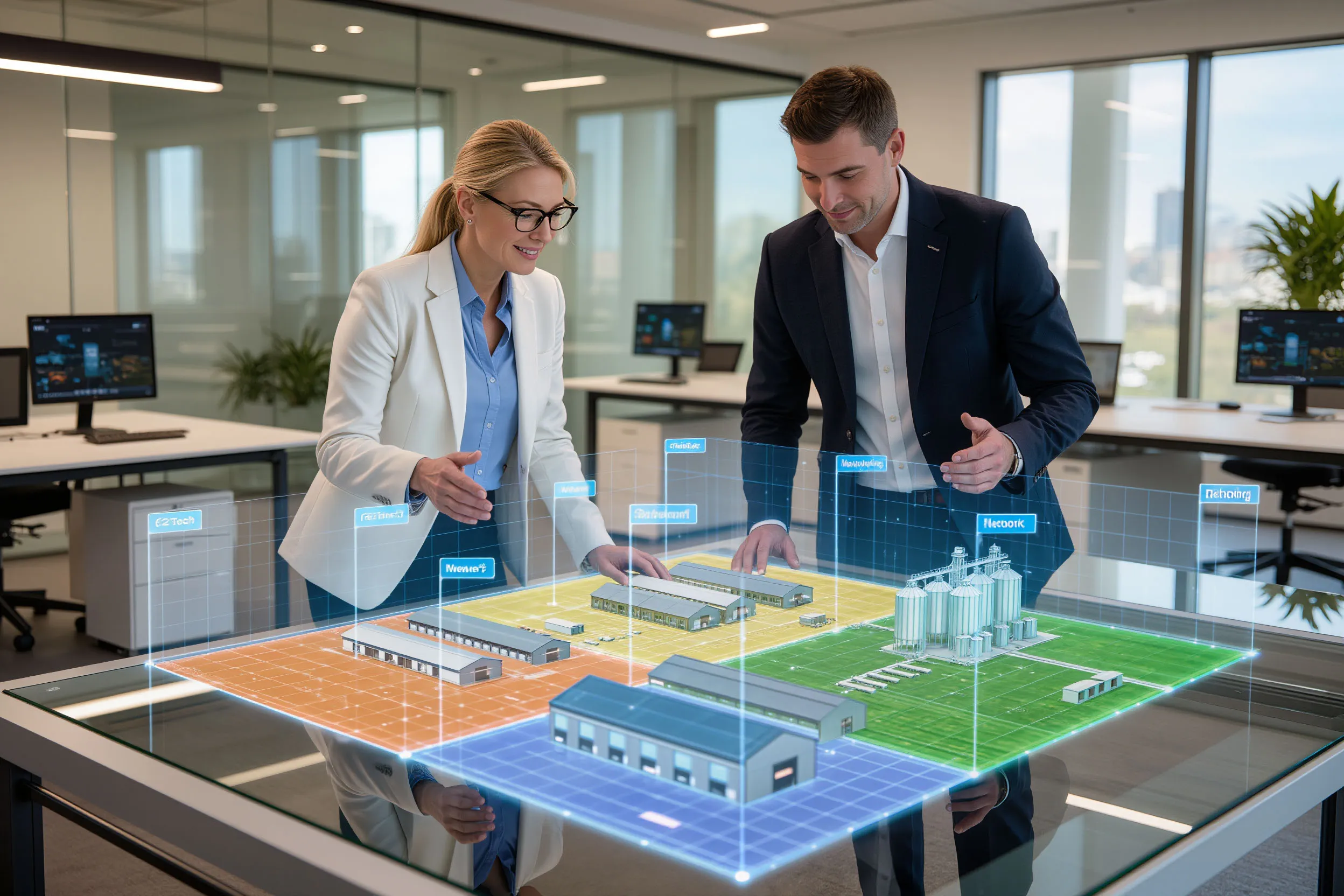 Photo - Digital infrastructure is being built into new farms at the design stage