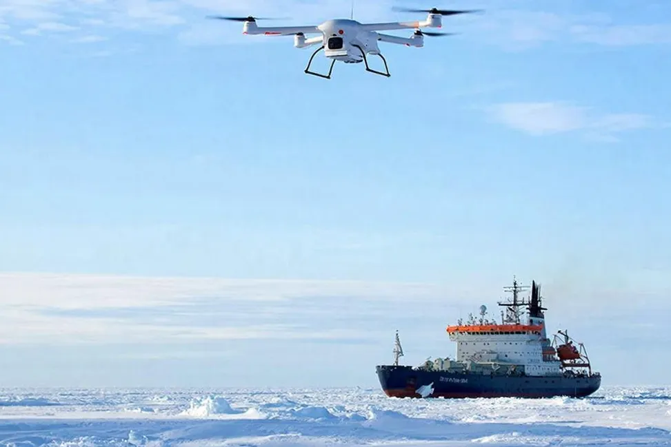 MIPT Student Presents Icebreaker Navigation Drone to Russian President