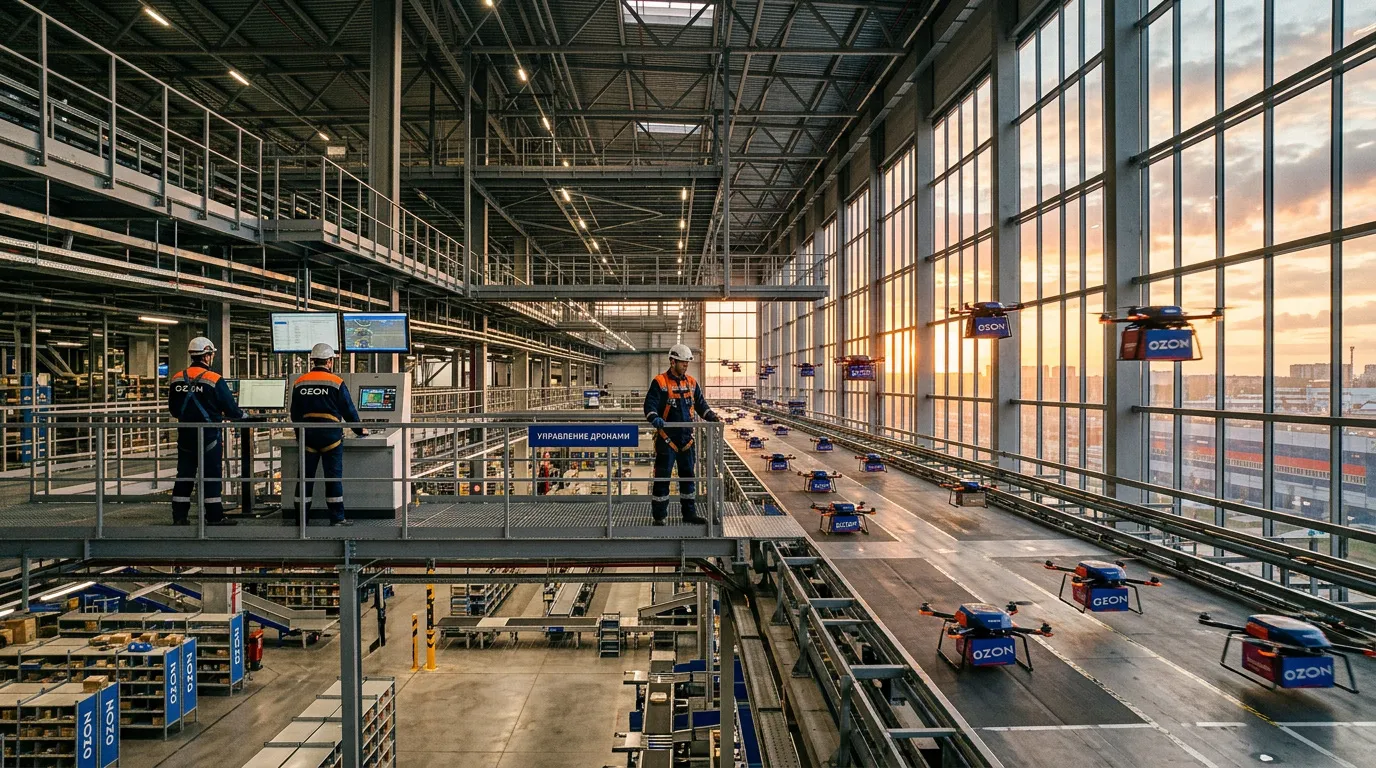 Photo - Ozon Invests RUB 11 Billion in a Next-Generation Fulfillment Center