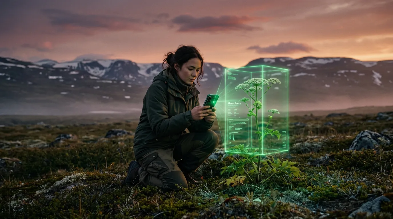Photo - Мурманские ученые борются с инвазивными растениями с помощью смартфона