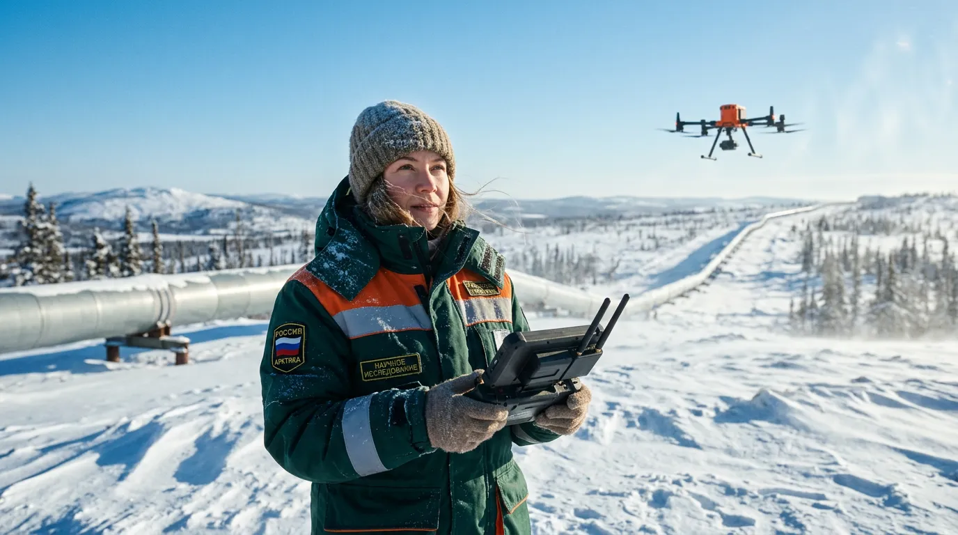 Photo - Winged Inspector: UAVs Collect Data from Long-Distance Pipelines