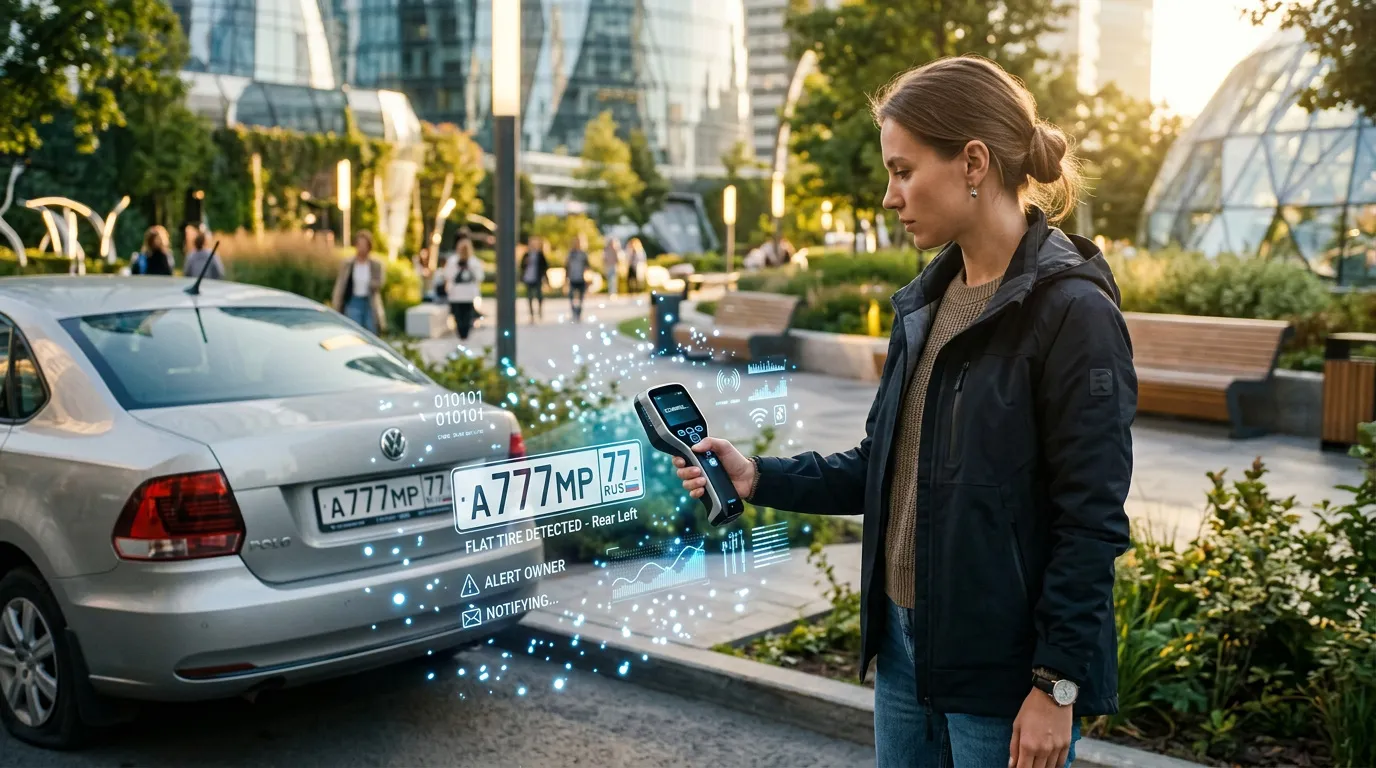 Photo - Electronic Dom Enables Residents to Request That Drivers Move Cars From Courtyards
