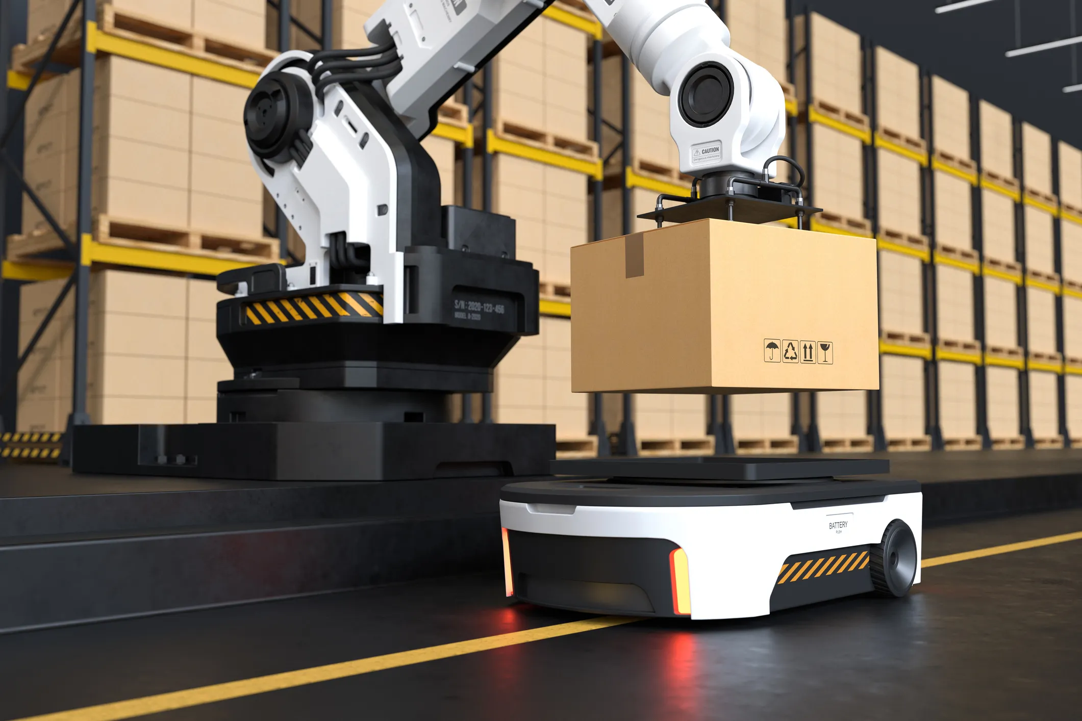 Russia Deploys Robot Forklifts to Power Gas Chemical Logistics Hub