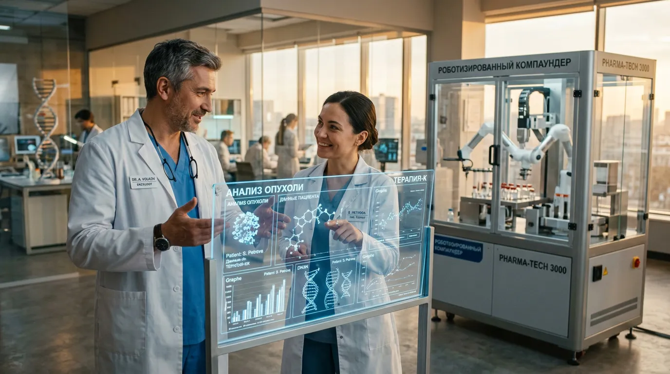 Photo - Not a Drop Wasted: Robot Prepares Chemotherapy Doses at Chelyabinsk Oncology Center