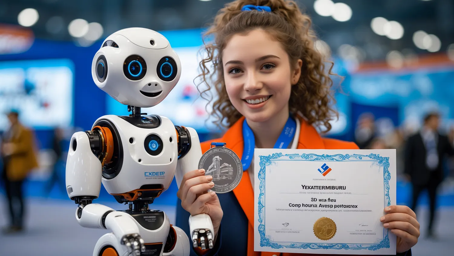 Photo - Eyes and Ears from Yekaterinburg: A Teenage Inventor Creates a Robotic Guide