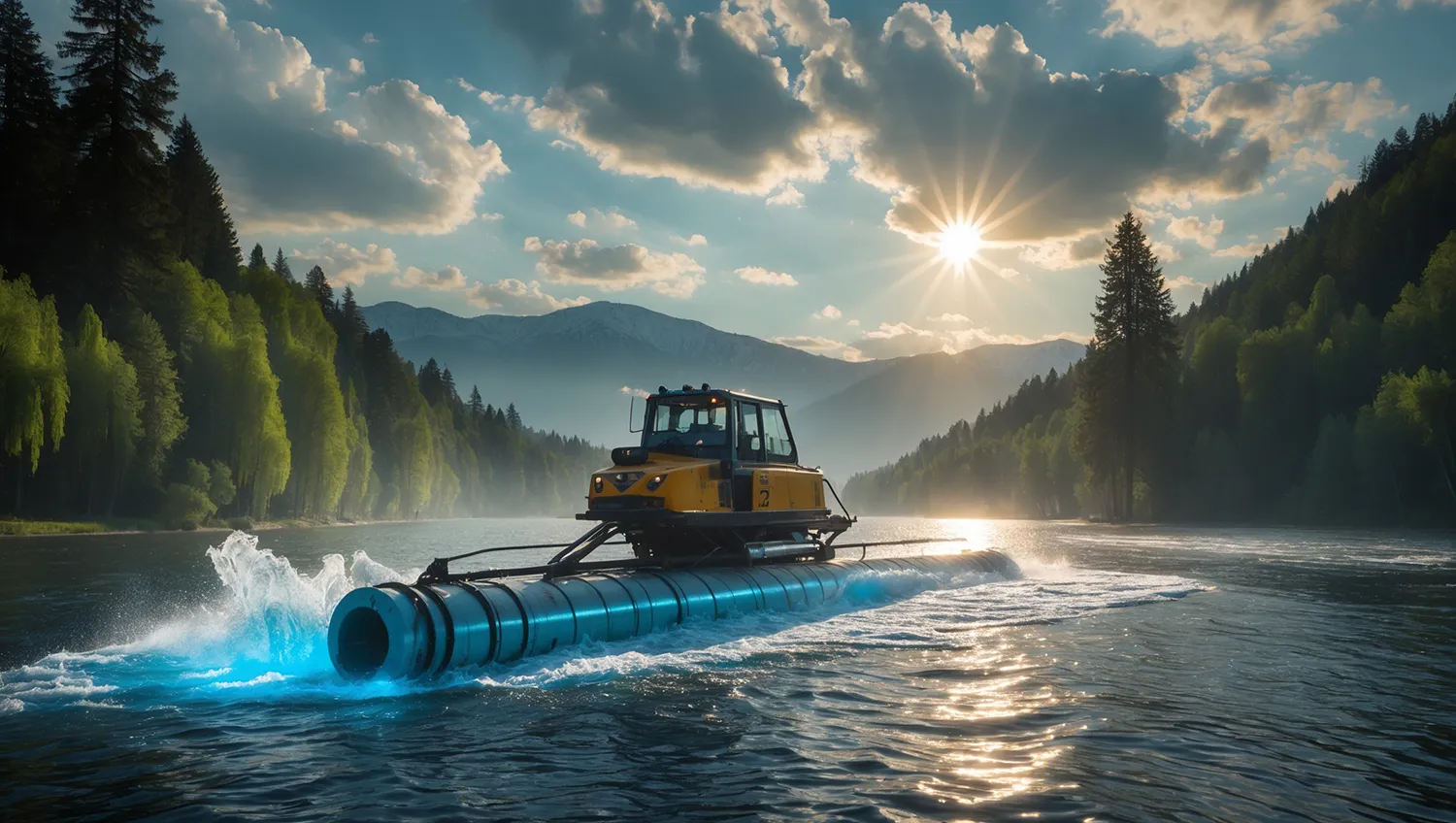 Photo - Amphibious AI-Powered Dredger Developed in Russia