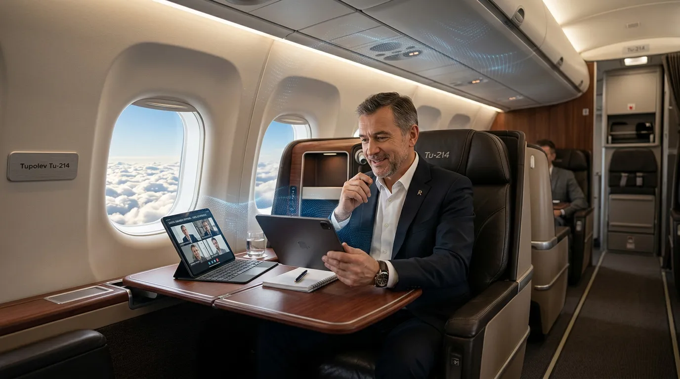 Photo - Russia Develops In-Flight Internet System for Aircraft
