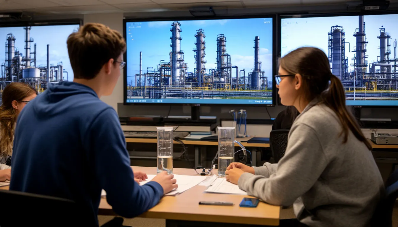 Российских студентов будут учить на виртуальном нефтеперерабатывающем заводе