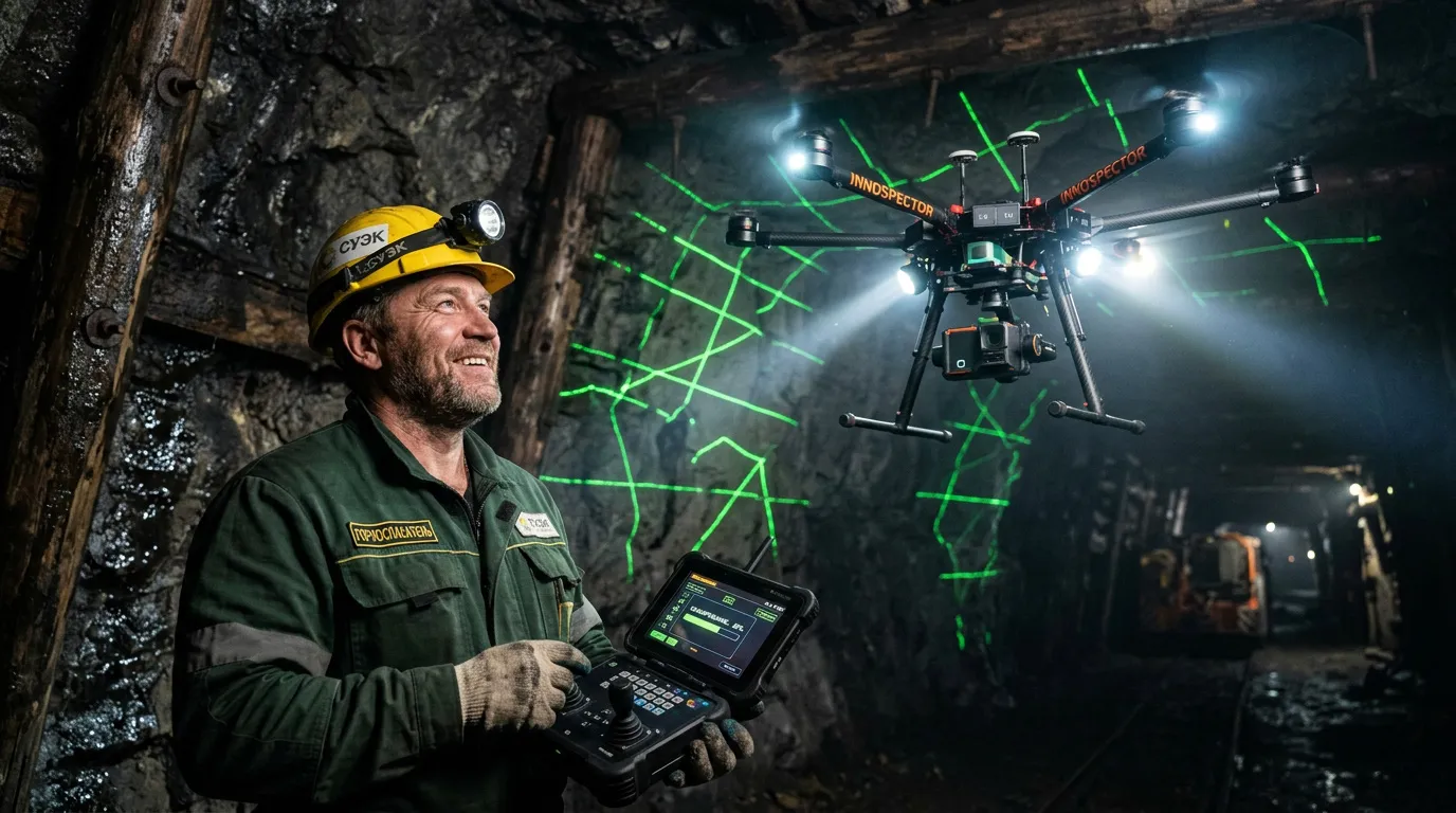 Photo - Mapping Ore Passes from the Air: Russian Drone Surveys Kazakhstan's Mines