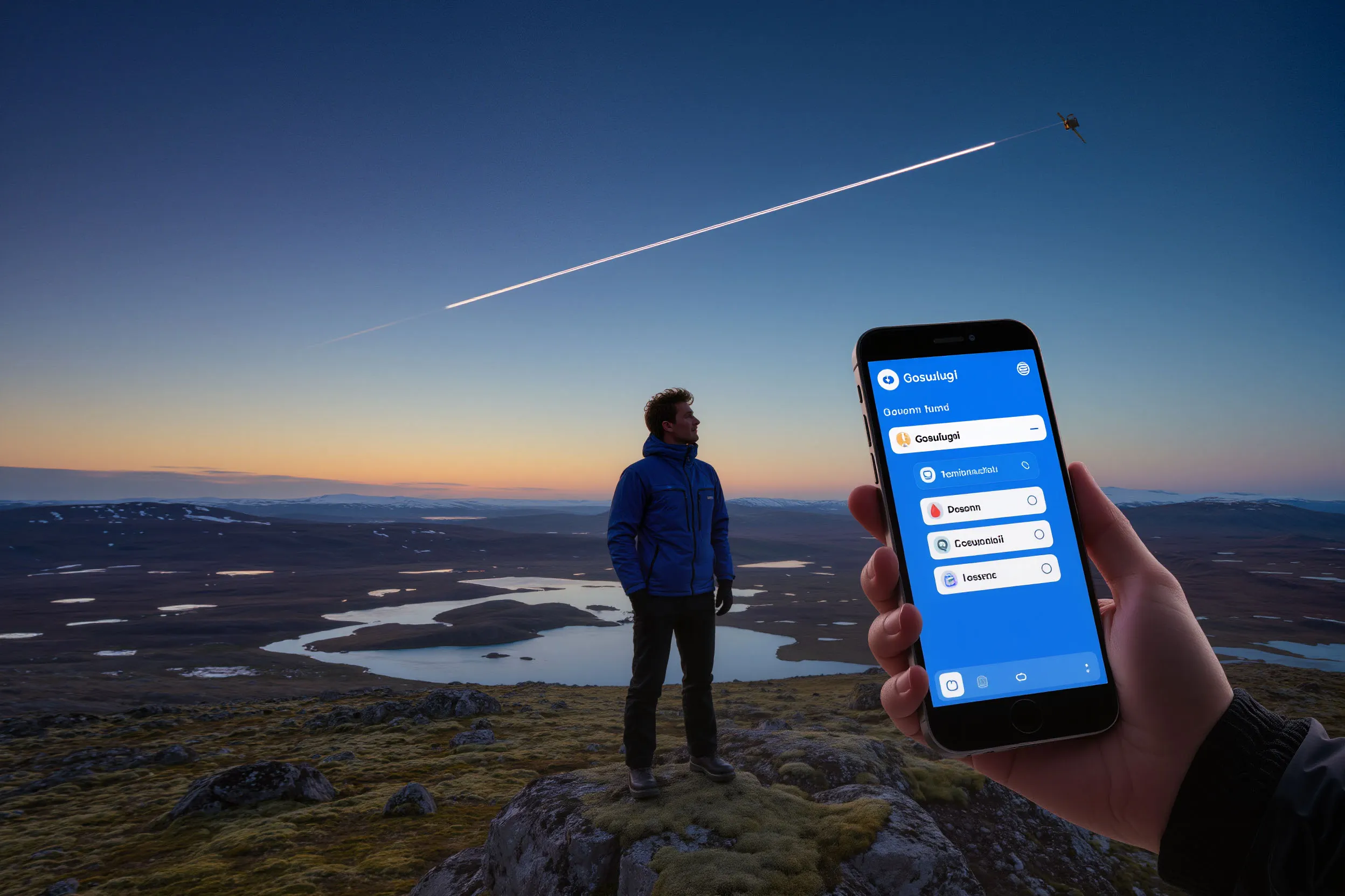 Photo - A Russian Cosmonaut Uses a Government e‑Service from Space