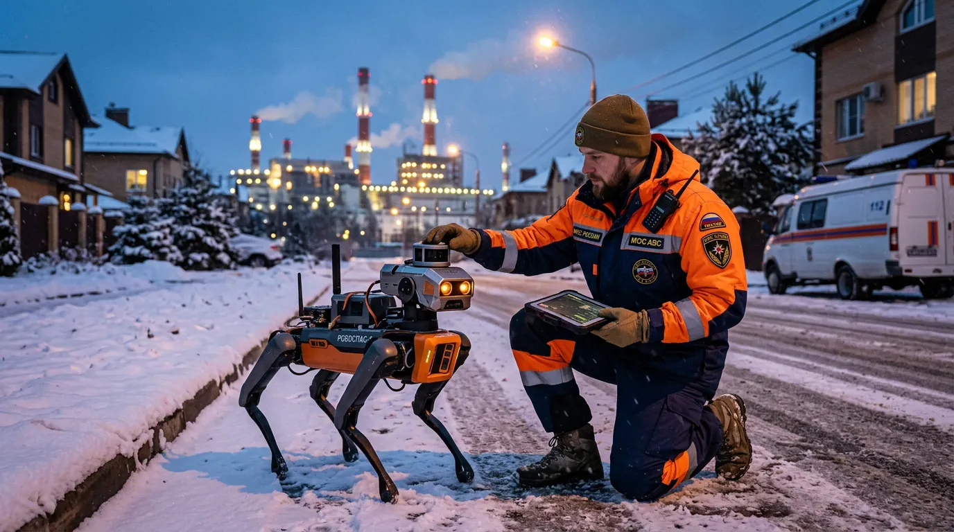 Photo - Four-Legged Inspector: Robot Dog With 3D LiDAR to Monitor District Heating Networks in Moscow Region