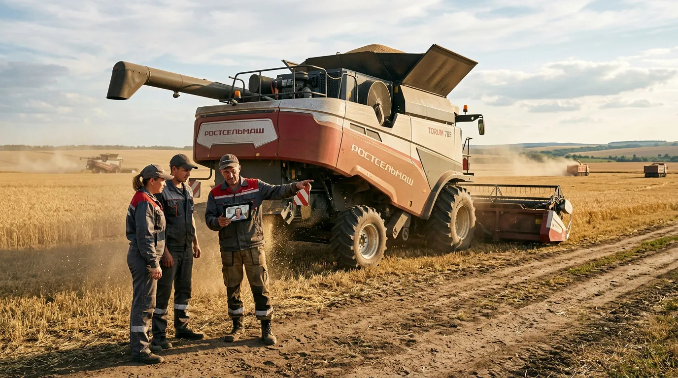 Photo - Remote Diagnostics to Help Repair Complex Agricultural Machinery
