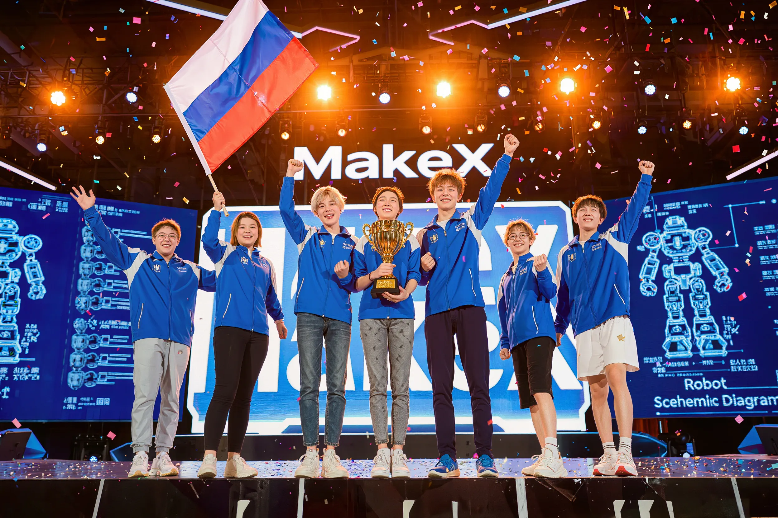 Photo - Роботы «Вятичей»: школьники из регионов России удивили мировой финал MakeX в Китае