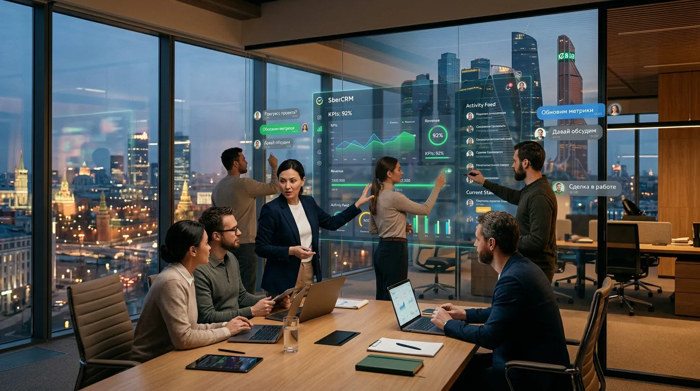 Photo - CRM Moves Into Messaging Apps as Sber Launches Teeeams Mini-App