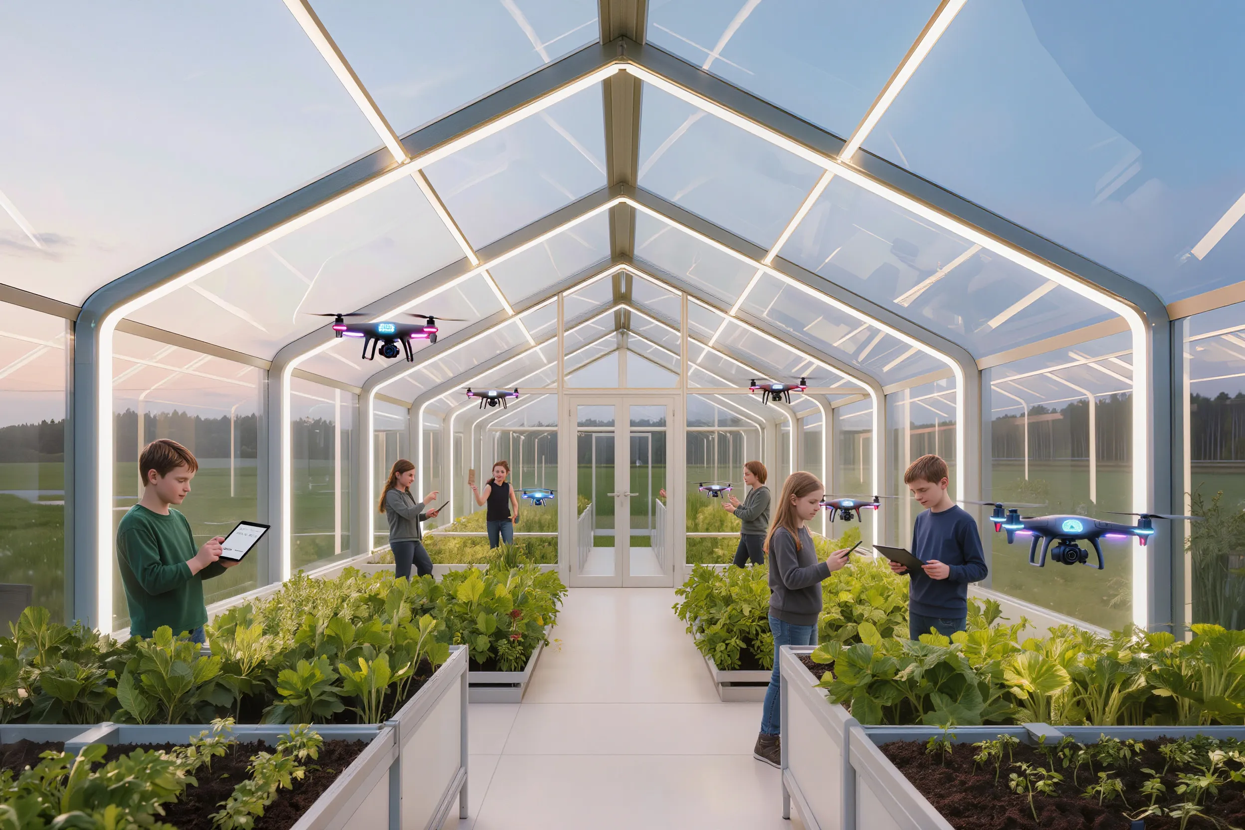 Photo - Young Agronomists in Stavropol Explore Smart Greenhouses