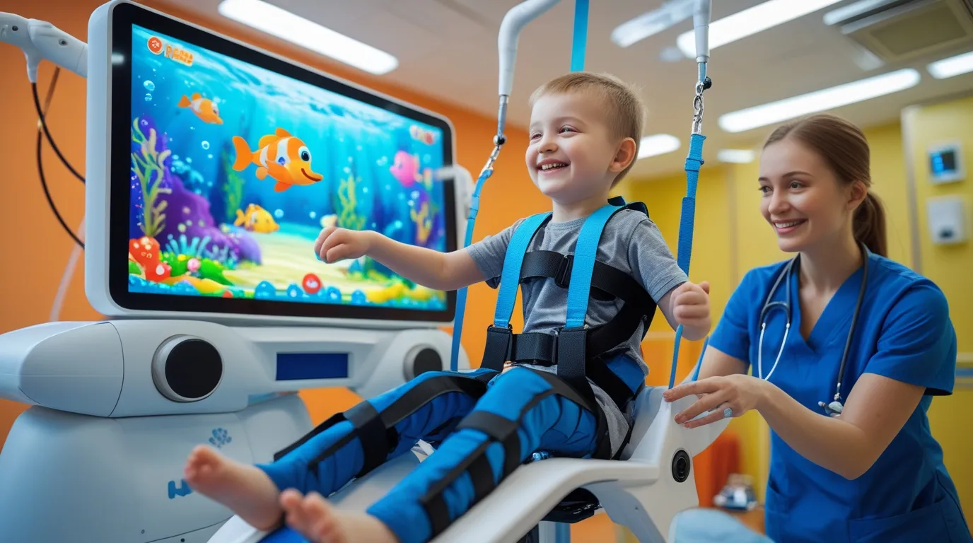 Photo - Rehabilitation as Play: Russian Engineers Develop a Robot Helping Children Walk Again