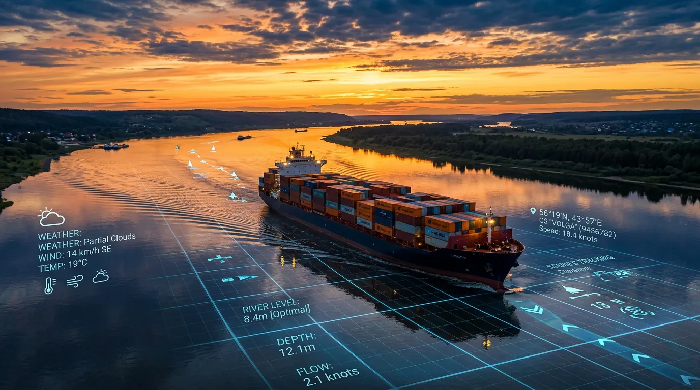Photo - Russia Launches Digital Transformation of Inland Waterway Freight