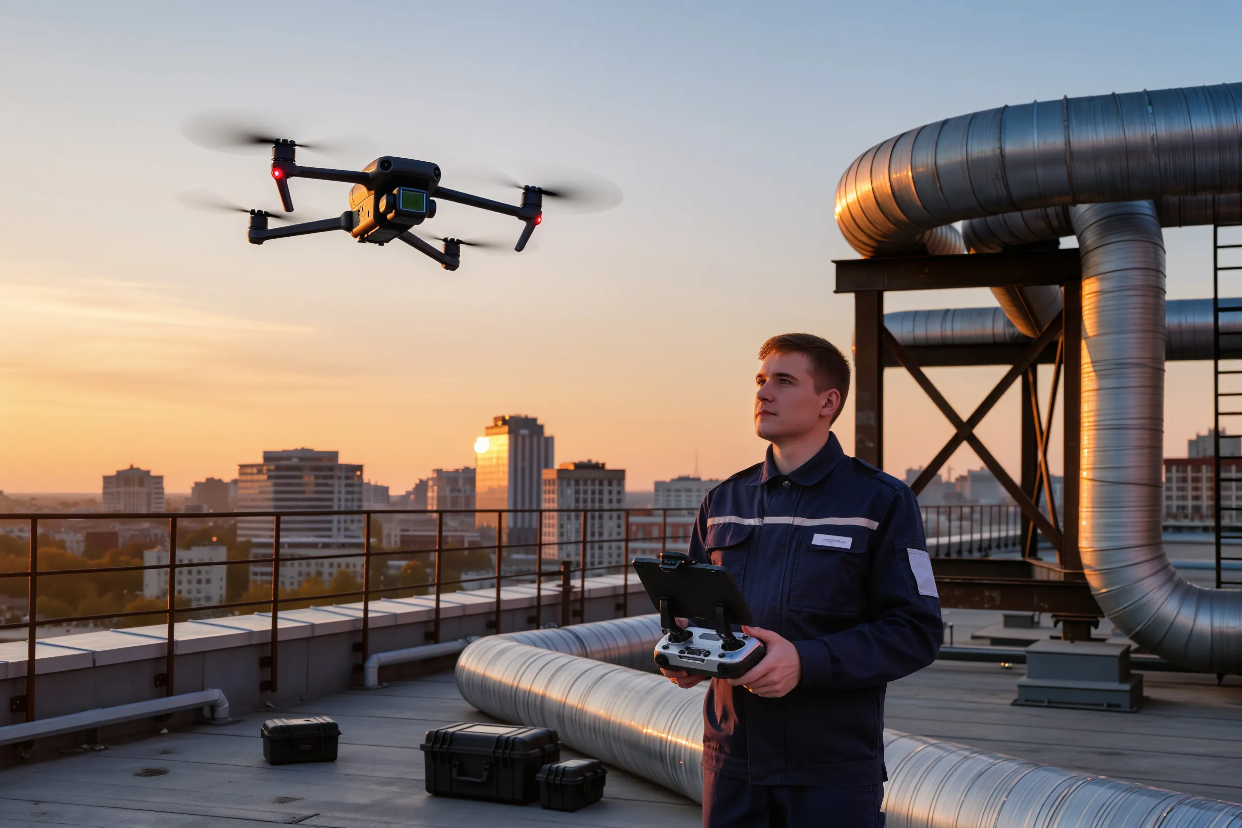 Photo - Drones in Utilities: Uncrewed Aircraft Become “Digital Inspectors” of Utility Networks