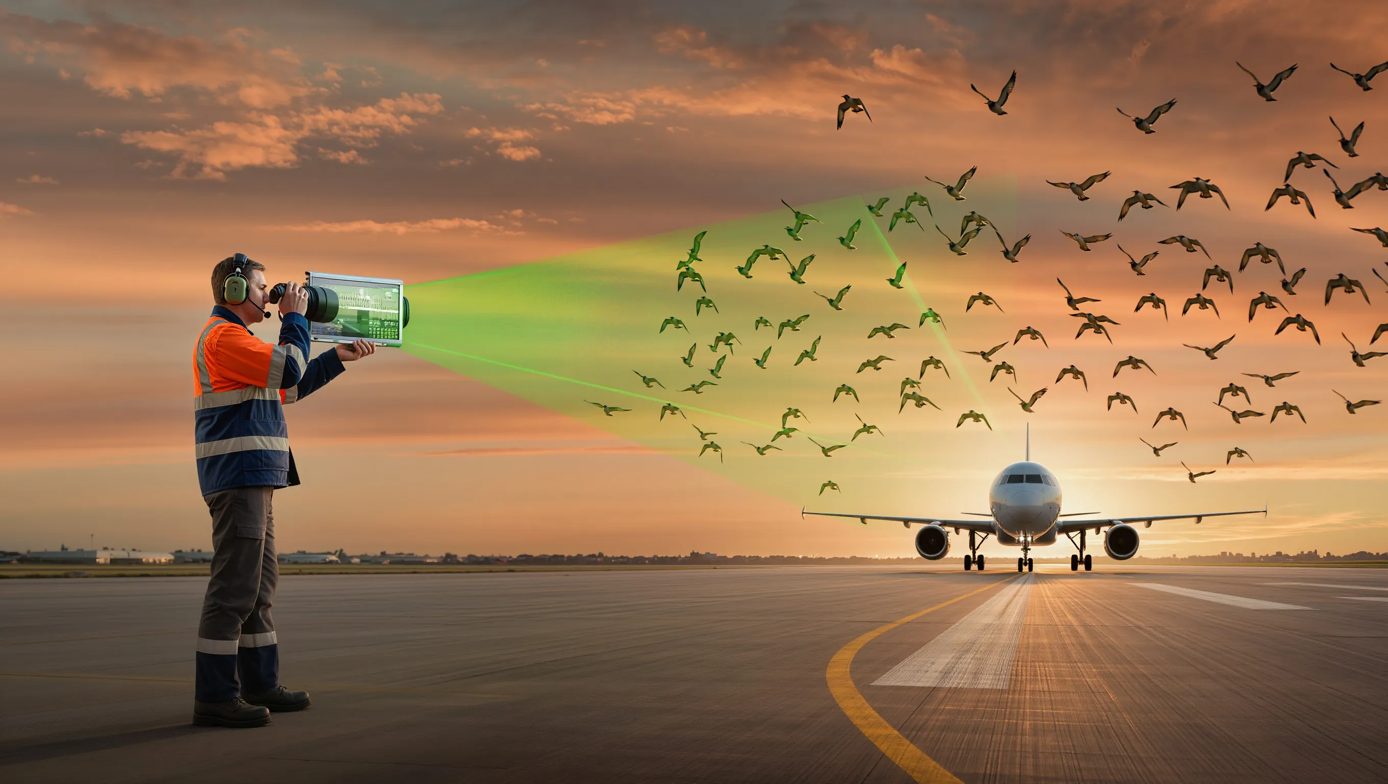 Photo - Russian Automated System Aims to Reduce Bird Strikes at Airports