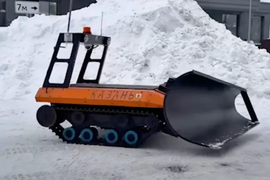 Tatarstan Begins Testing Agile Robotic Snowplows