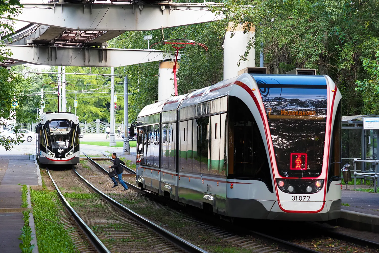 Photo - Driverless Tram Rolls Out in Moscow