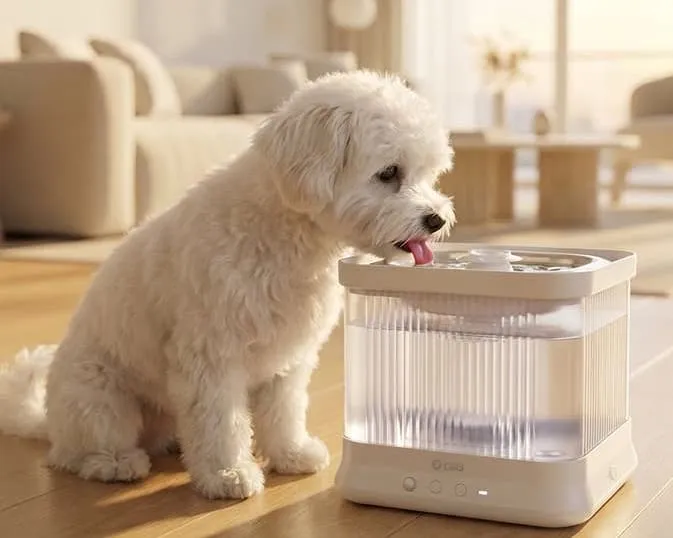 Smart Pet Fountain from Planeta Laika Tracks When Your Pet Needs Water