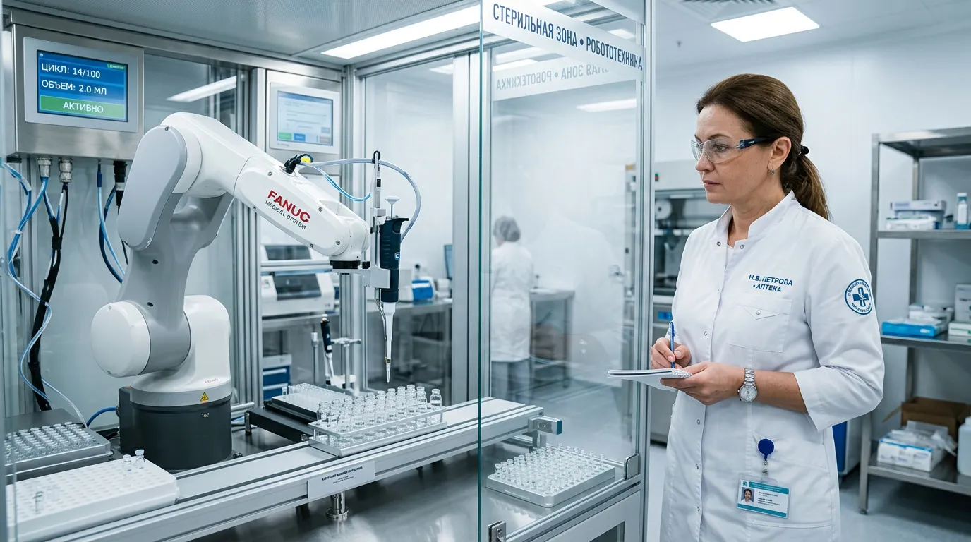 Photo - Not a Drop Wasted: Robot Prepares Chemotherapy Doses at Chelyabinsk Oncology Center