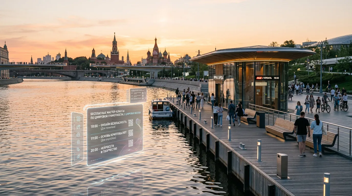 Photo - Moscow River of Knowledge: New Project Turns Electric Ferries Into Floating Learning Hubs